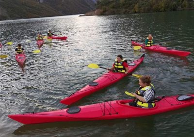 kayak tour in komani lake